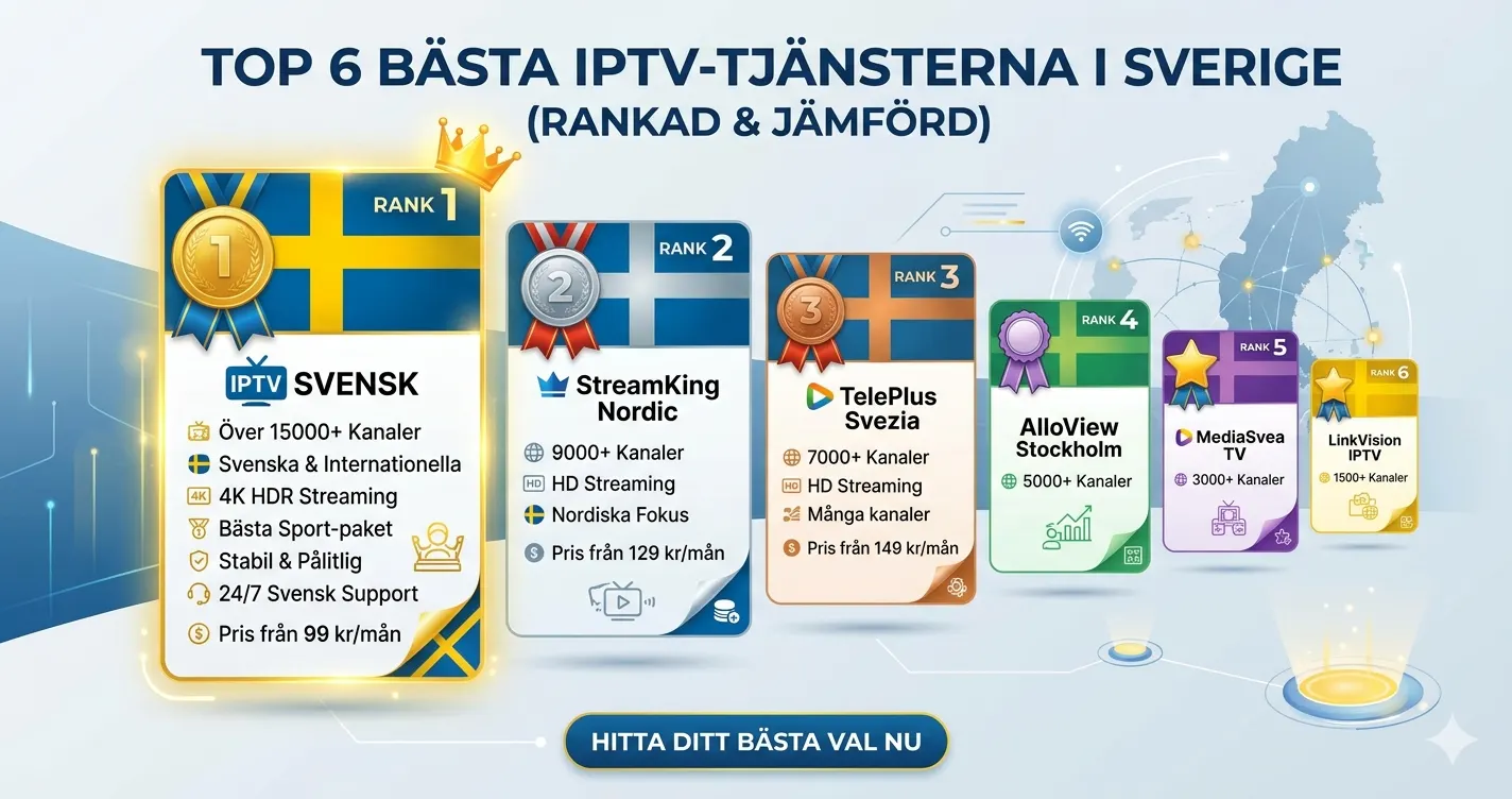 Vad är IPTV – guide till Internet Protocol Television och streaming